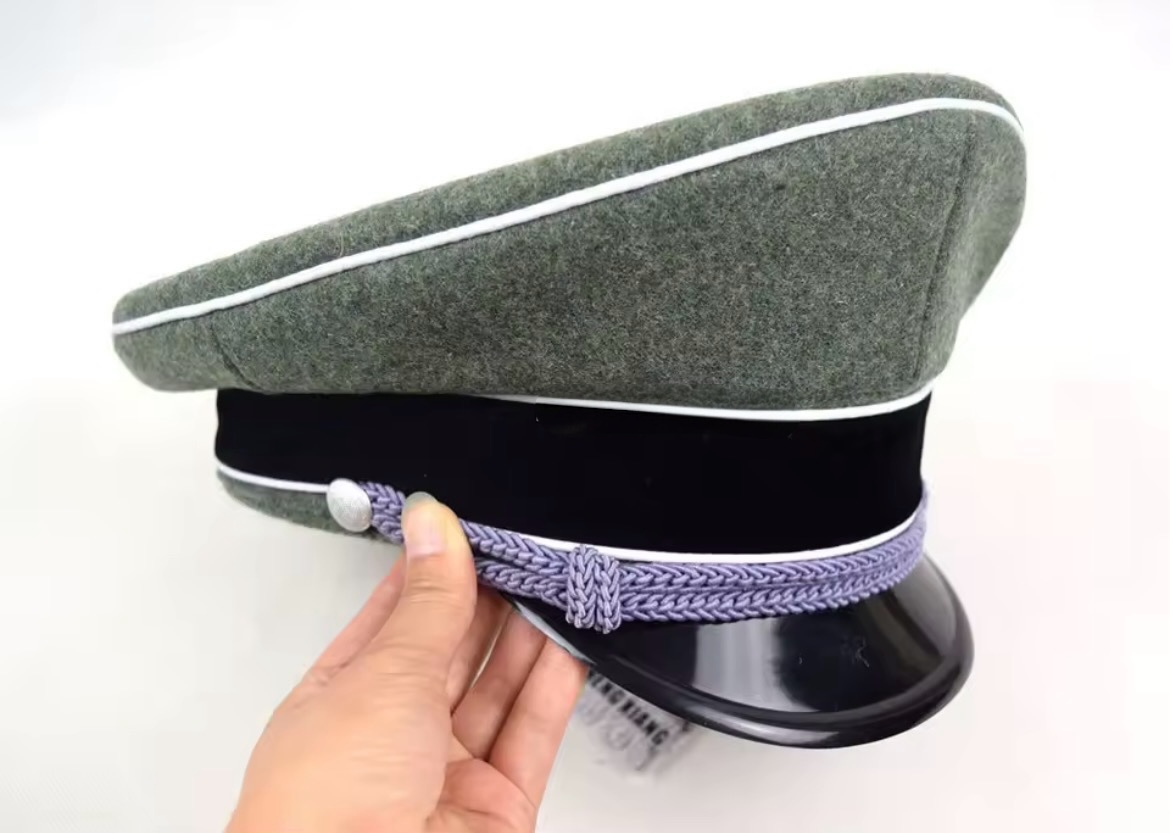 Cosplay German WW2 SS Elite Officer Hat Army Cap