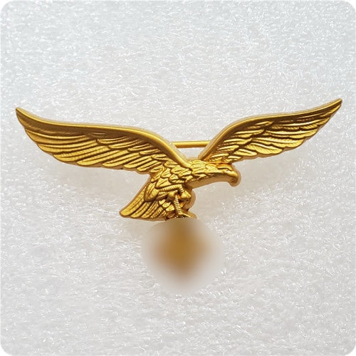 German WW2 Pin in Antique Silver or Gold