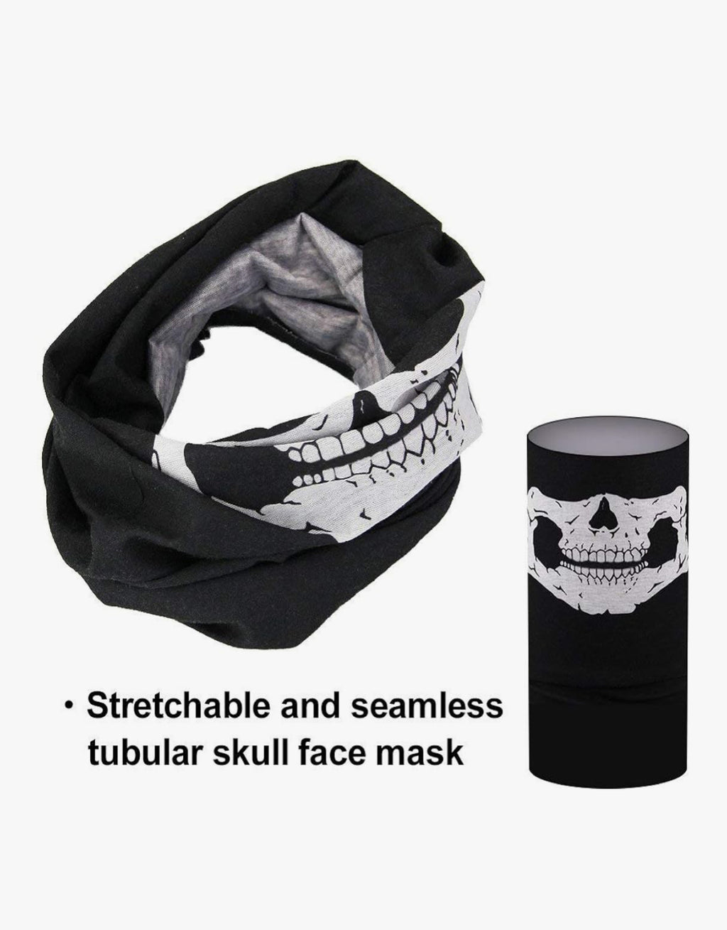 3Pcs Breathable Face Masks Skull Mask Seamless Headwear Scarf