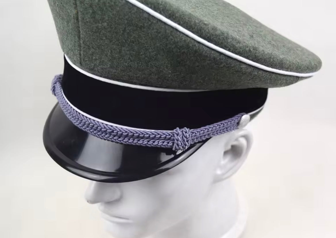 Cosplay German WW2 SS Elite Officer Hat Army Cap